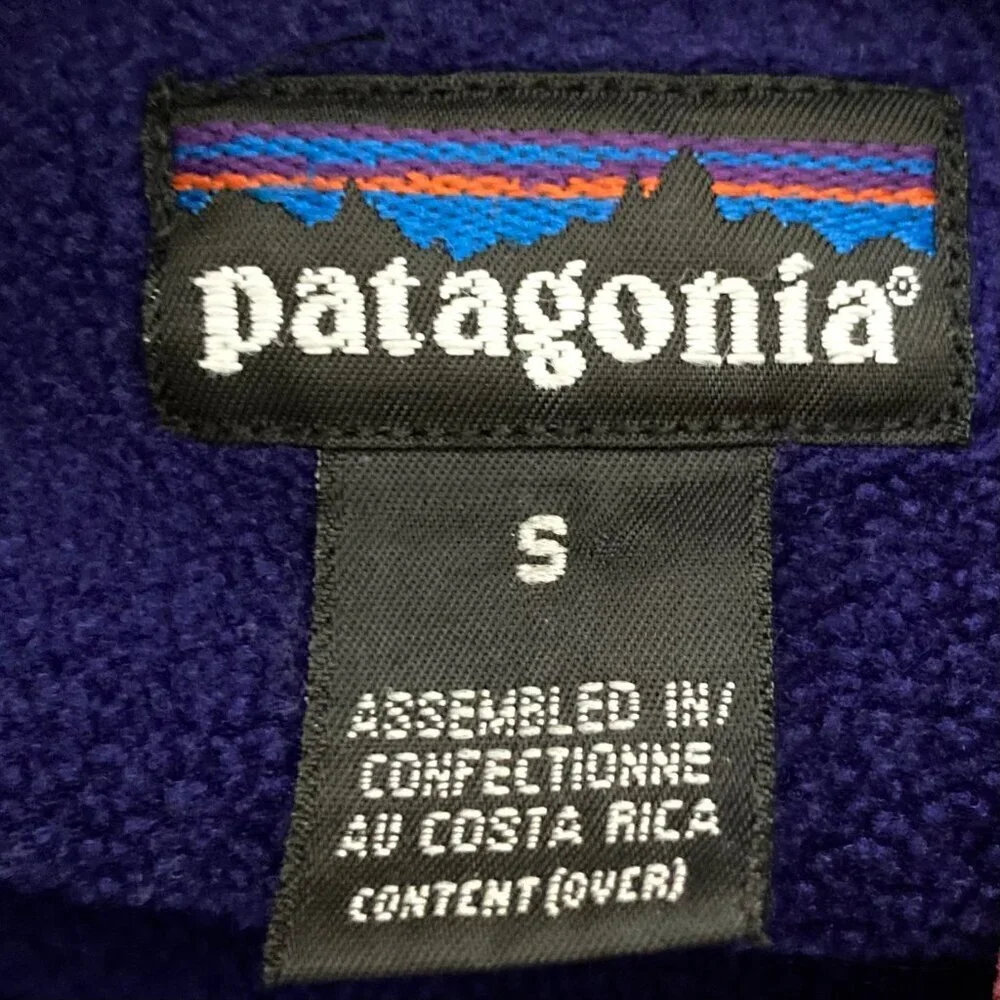 Vintage PATAGONIA Shelled Synchilla Fleece Lined Jacket Size S